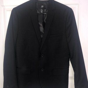 H&M Regular Fit Black Blazer